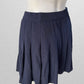 Navy Pleated Skirt (M)
