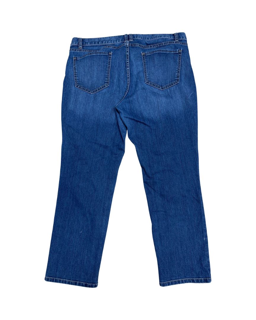 New York & Company Dark Wash Low-Rise Skinny Jeans