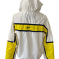 Nike White with Navy & Yellow Stripe Full Zip Up Jacket with Hood