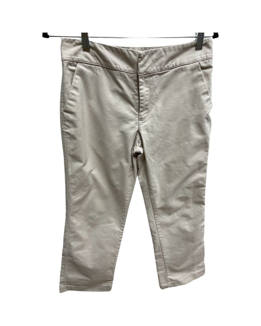 Old Navy Beige Flat Front Stretch Straight Leg Pants