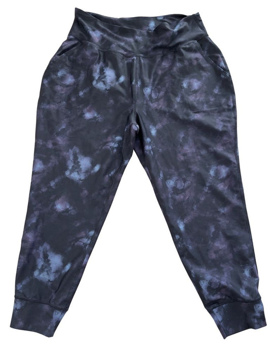 Old Navy Navy and Black Pattern High Rise Jogger