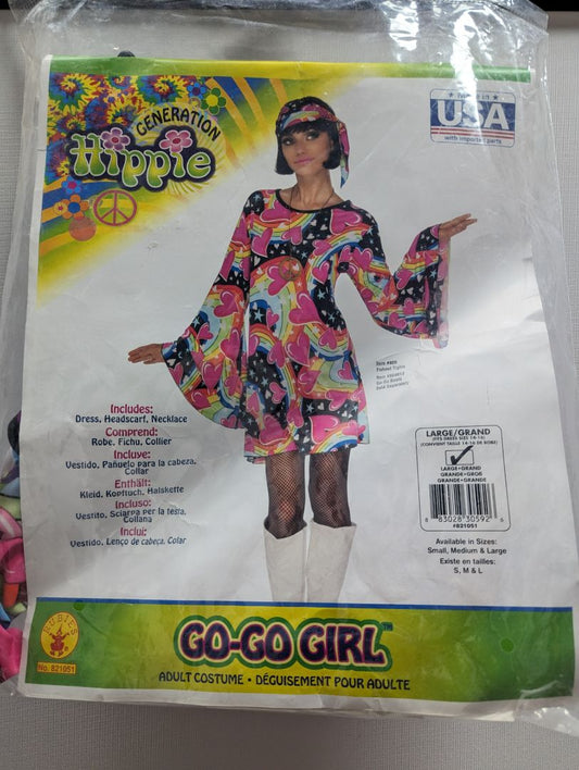 Hippie Generation Multicolor Costume