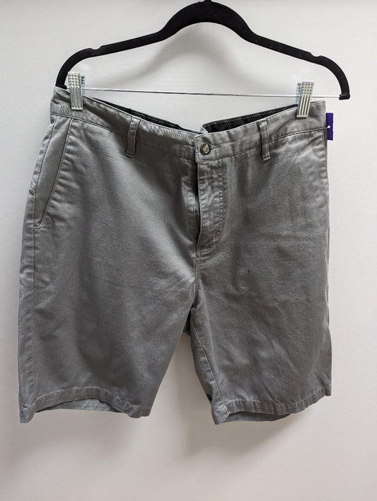 Volcom Grey Flat Front Shorts