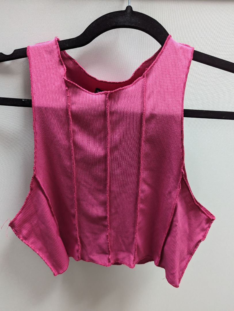 Shein Pink Crop Tank