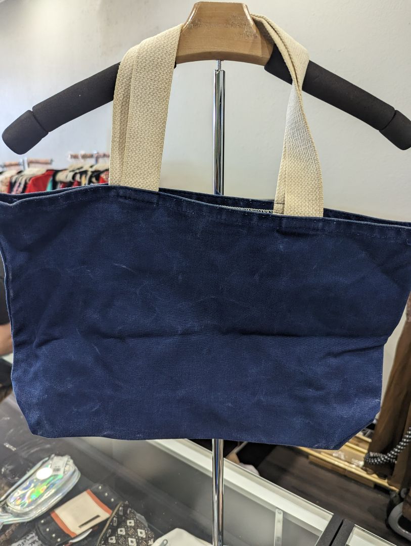 Blue "bag it" Tote Bag