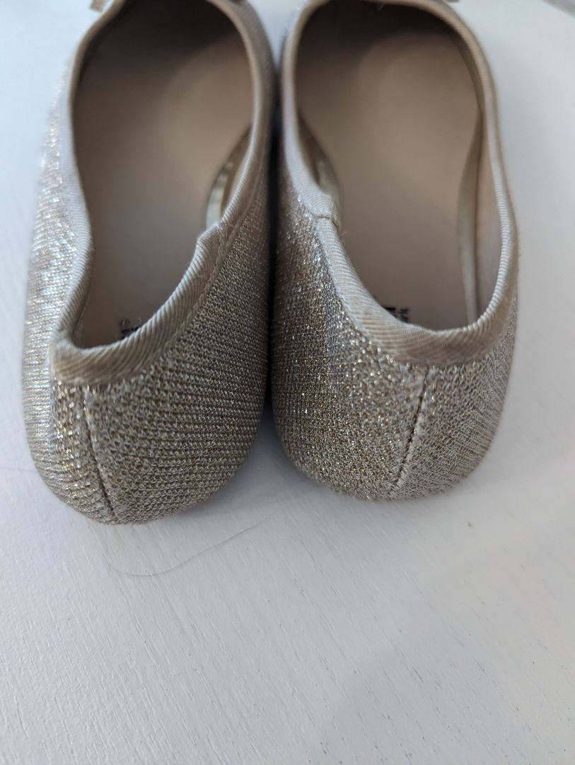 Capelli Gold Shimmer Flats