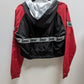 Thug Avenue Black/Red 'Savage' Baby Girl Crop Windbreaker