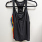 Humankind x Target Black Tank Swim Top with Rainbow Side