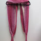 Recycled Threads Gradient Hot Pink Scarf with Sleeves