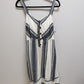 Universal Thread Blue and White Spaghetti Strap Midi SummerDress