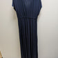 Amazon Essentials Navy Waisted Maxi Dress