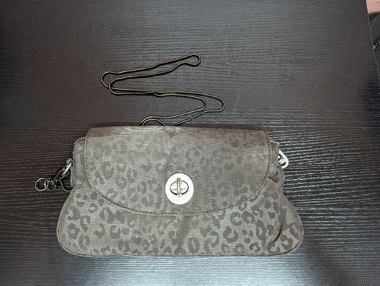 baggallini Brown Animal Print Crossbody