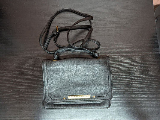 Steve Madden Black Wallet/Portfolio with Strap