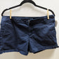 New York & Company Navy Hidden Button Shorts