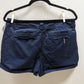 New York & Company Navy Hidden Button Shorts