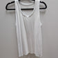 Daily Ritual White Round Neck Core Essentials Tank