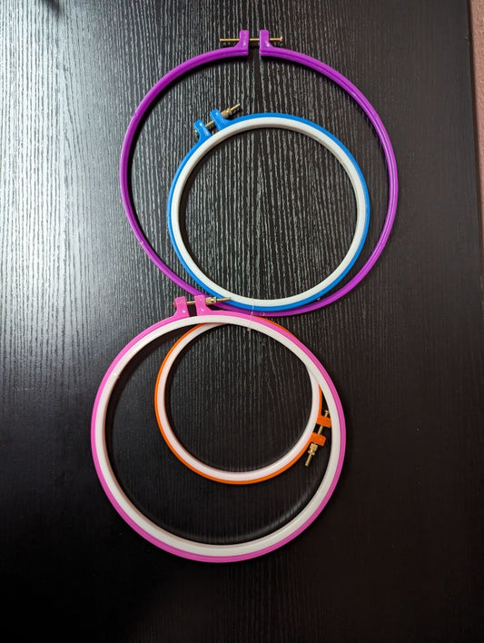 Caydo Multicolor Embroidery Hoops Kit