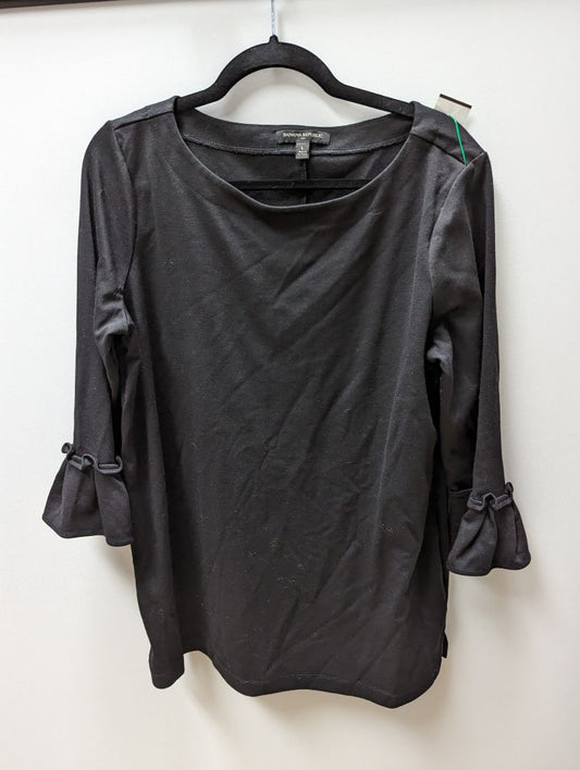 Banana Republic Black 3/4 Ruffle Sleeve Blouse