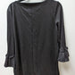 Banana Republic Black 3/4 Ruffle Sleeve Blouse
