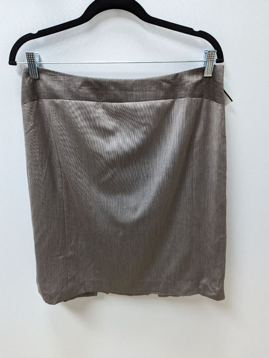 Antonio Melani Grey Lined Pencil Skirt