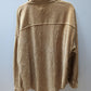 Arizona Jeans Tan/Brown Button Up Corduroy Jacket