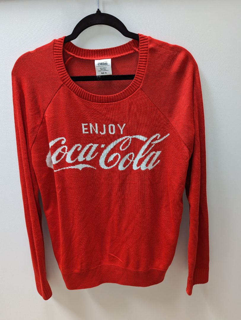 Coca Cola Red Graphic Sweater