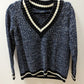 Freshman Varsity Blue V Neck Sweater