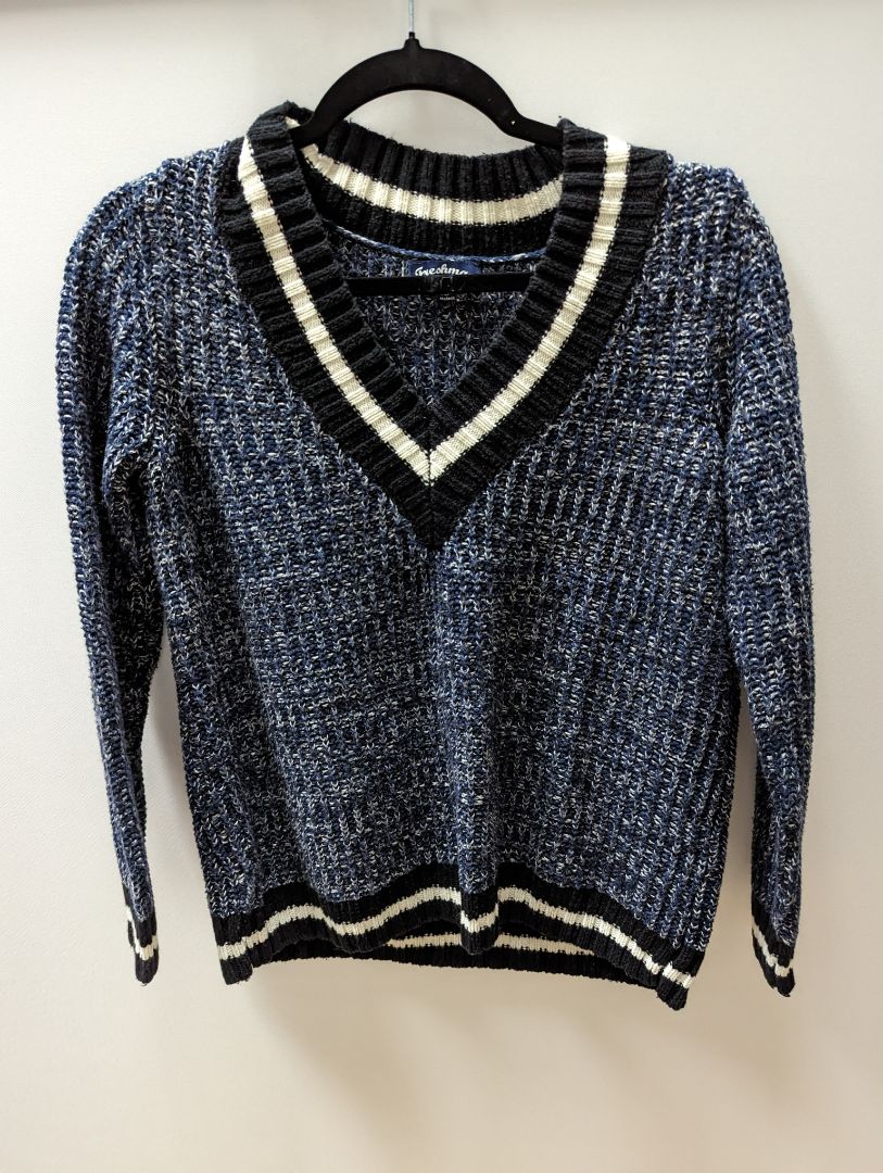 Freshman Varsity Blue V Neck Sweater