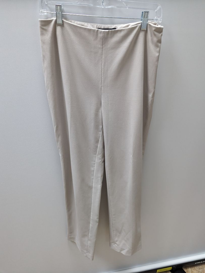 Talbots Beige Classic Side Zip Pants