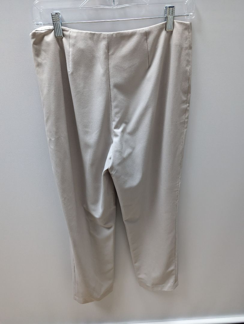 Talbots Beige Classic Side Zip Pants