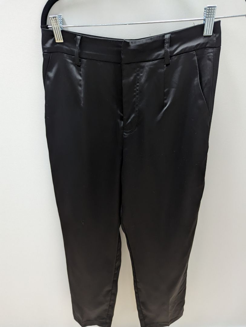 Forever 21 Black "Satin" Trouser Pants