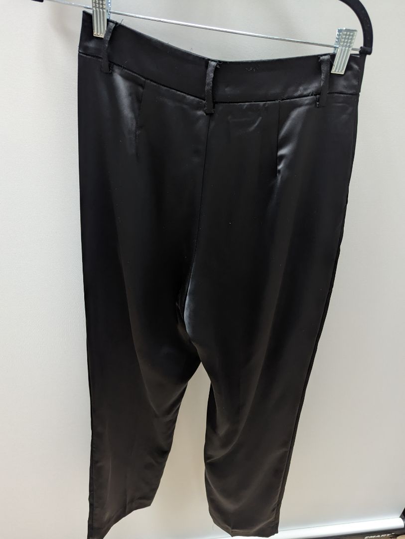 Forever 21 Black "Satin" Trouser Pants