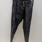 Wrangler Vintage '90s Black Leather Pants