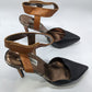 Steve Madden Black/Brown Snakeskin Heels
