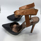 Steve Madden Black/Brown Snakeskin Heels