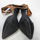 Steve Madden Black/Brown Snakeskin Heels