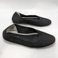 Antonio Melani Black Textured Knit Ballet Flat