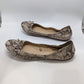 Vince Camuto Taupe Snakeskin Flat