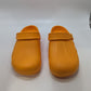 welltree Orange Garden Clog Sandal