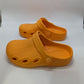 welltree Orange Garden Clog Sandal