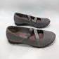 Skechers Dark Grey Relaxed Fit Air-Cooled Memory Foam 2 Strap Flat