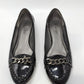 Nine West Black Patent Leather Loafer Flat