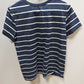 Time and Tru Navy/White Striped Tee