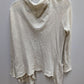 Vanilla Bay Cream Raw Hem Cardigan