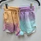 Wild Fable Multicolor Fleece Drawstring Shorts with Pockets