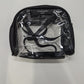 Tahari Black and Clear Plastic Crossbody Purse