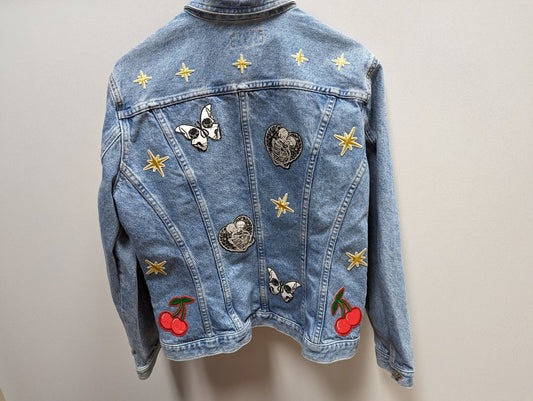 Bleu Jeans Co. Upcycled Medium Wash Denim Jacket