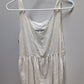 Hedonism II Ivory Sleeveless Babydoll Tunic Blouse