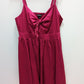 Torrid Pink Front Tie Babydoll Dress