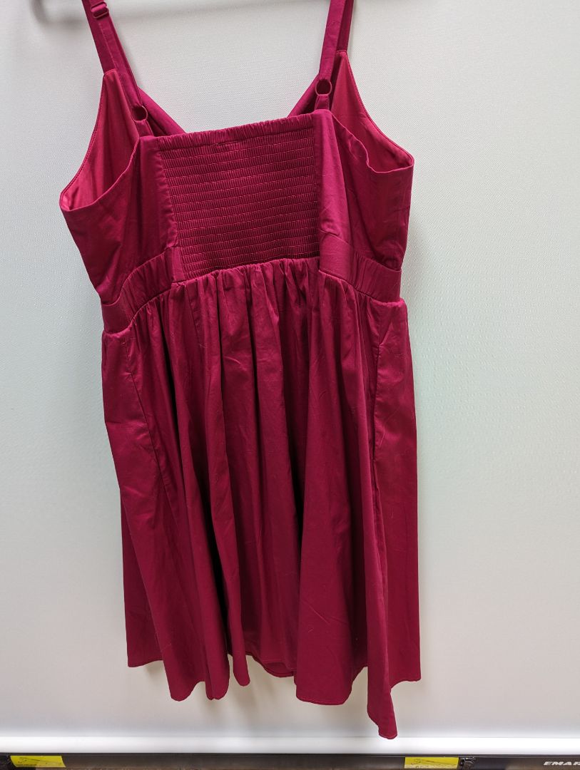 Torrid Pink Front Tie Babydoll Dress